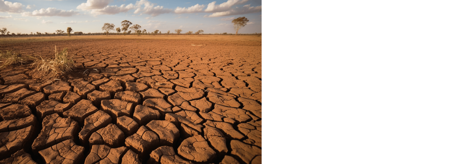 Arid mud landscape, broken tree sunset season generated by artificial intelligence