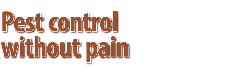 Pest control without pain