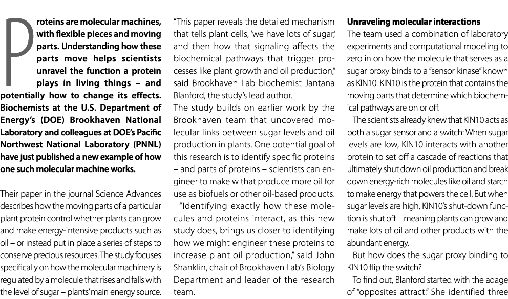 Proteins are molecular machines, with flexible pieces and moving parts. Understanding how these parts move helps scie...