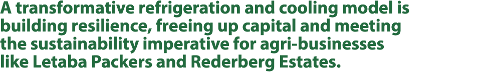 A transformative refrigeration and cooling model is building resilience, freeing up capital and meeting the sustainab...