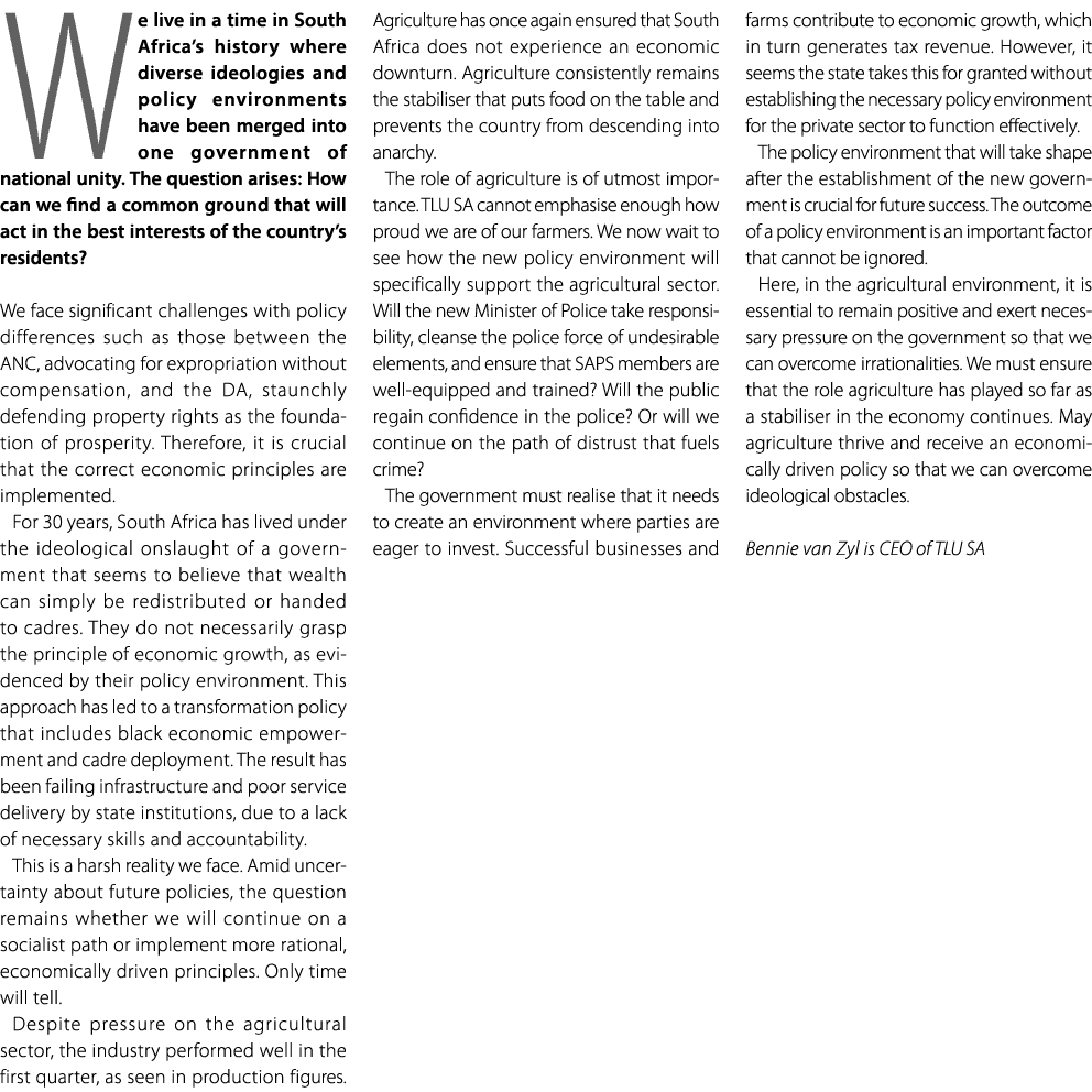 We live in a time in South Africa’s history where diverse ideologies and policy environments have been merged into on...