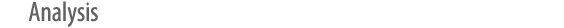 Analysis