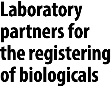 Laboratory partners for the registering of biologicals 