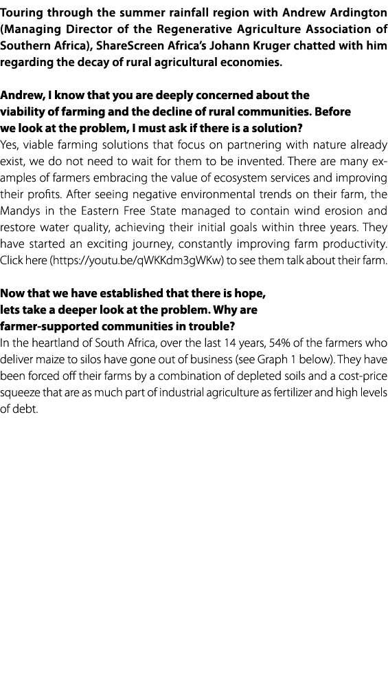 Touring through the summer rainfall region with Andrew Ardington (Managing Director of the Regenerative Agriculture A...