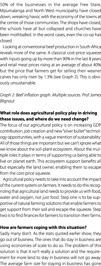 50% of the businesses in the average Free State, Mpumalanga and North West municipality have closed down, wreaking ha...