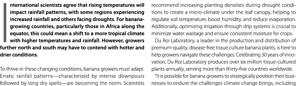 International scientists agree that rising temperatures will impact rainfall patterns, with some regions experiencing...