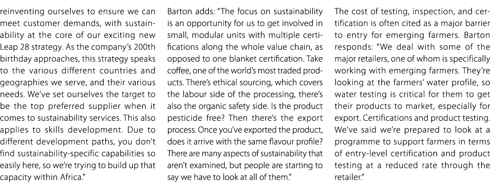 reinventing ourselves to ensure we can meet customer demands, with sustainability at the core of our exciting new Lea...