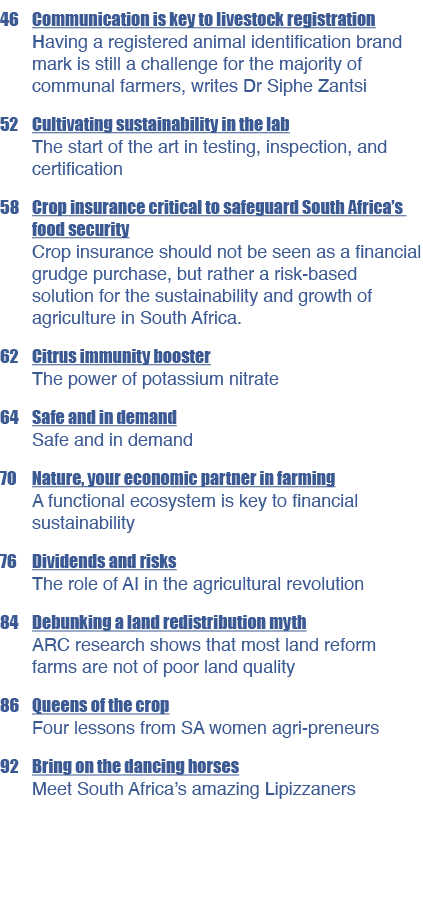 46 Communication is key to livestock registration Having a registered animal identification brand mark is still a cha...