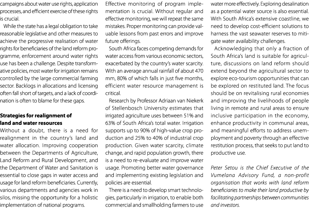 campaigns about water use rights, application processes, and efficient exercise of these rights is crucial. While the...