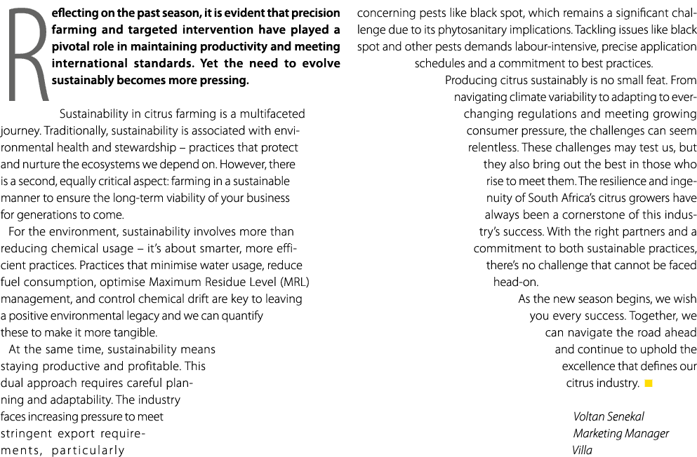 Reflecting on the past season, it is evident that precision farming and targeted intervention have played a pivotal r...