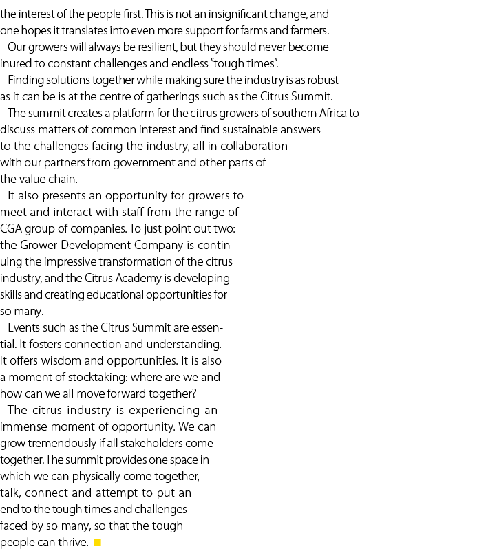 the interest of the people first. This is not an insignificant change, and one hopes it translates into even more sup...