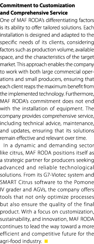Commitment to Customization and Comprehensive Service One of MAF RODA’s differentiating factors is its ability to off...