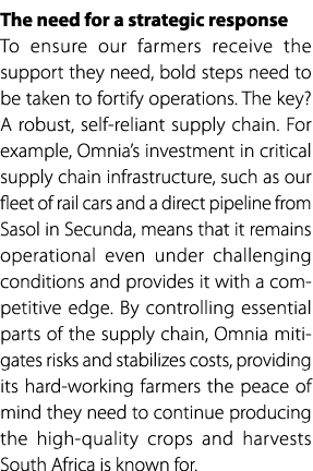 The need for a strategic response To ensure our farmers receive the support they need, bold steps need to be taken to...