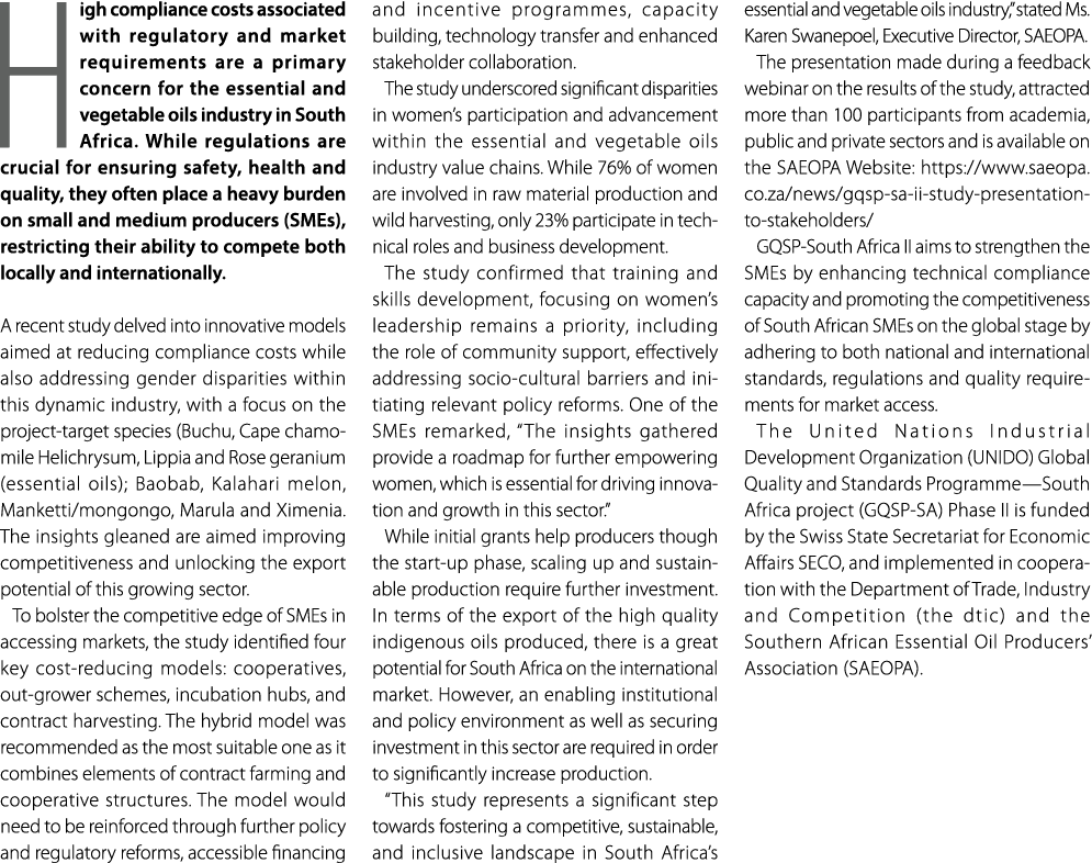 High compliance costs associated with regulatory and market requirements are a primary concern for the essential and ...